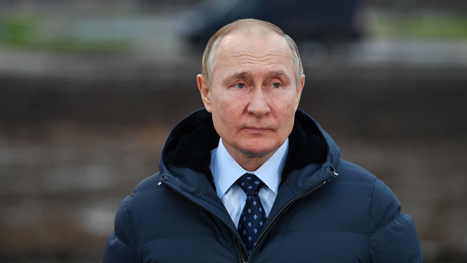 Wladimir Putin am Montag in der russischen Oblast Tver