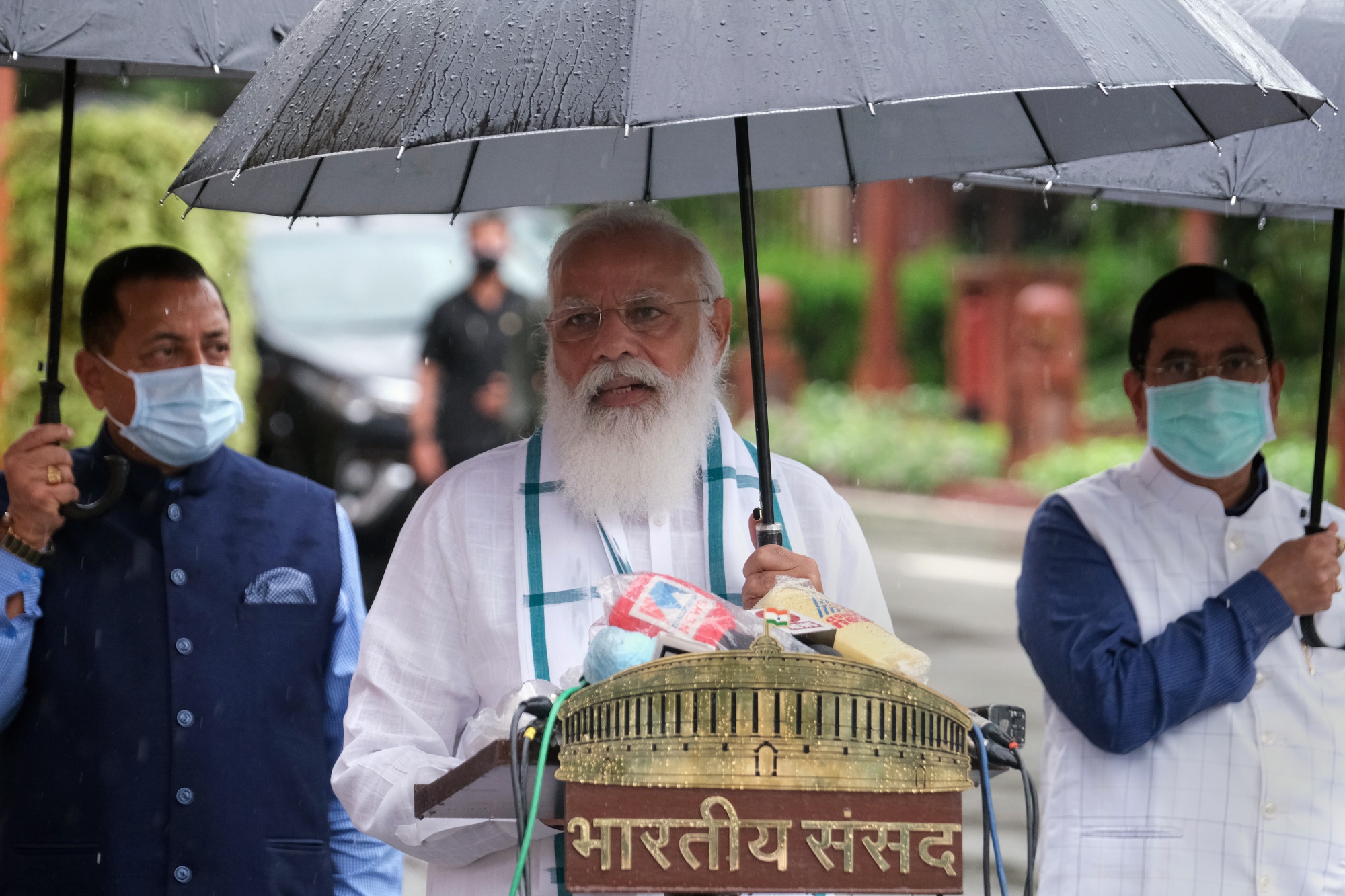 India's Prime Minister Narendra Modi Opens Parliament 