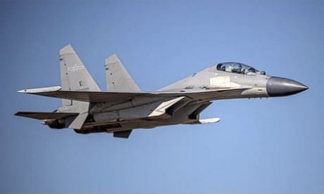 A People’s Liberation Army Airforce J-16 fighter