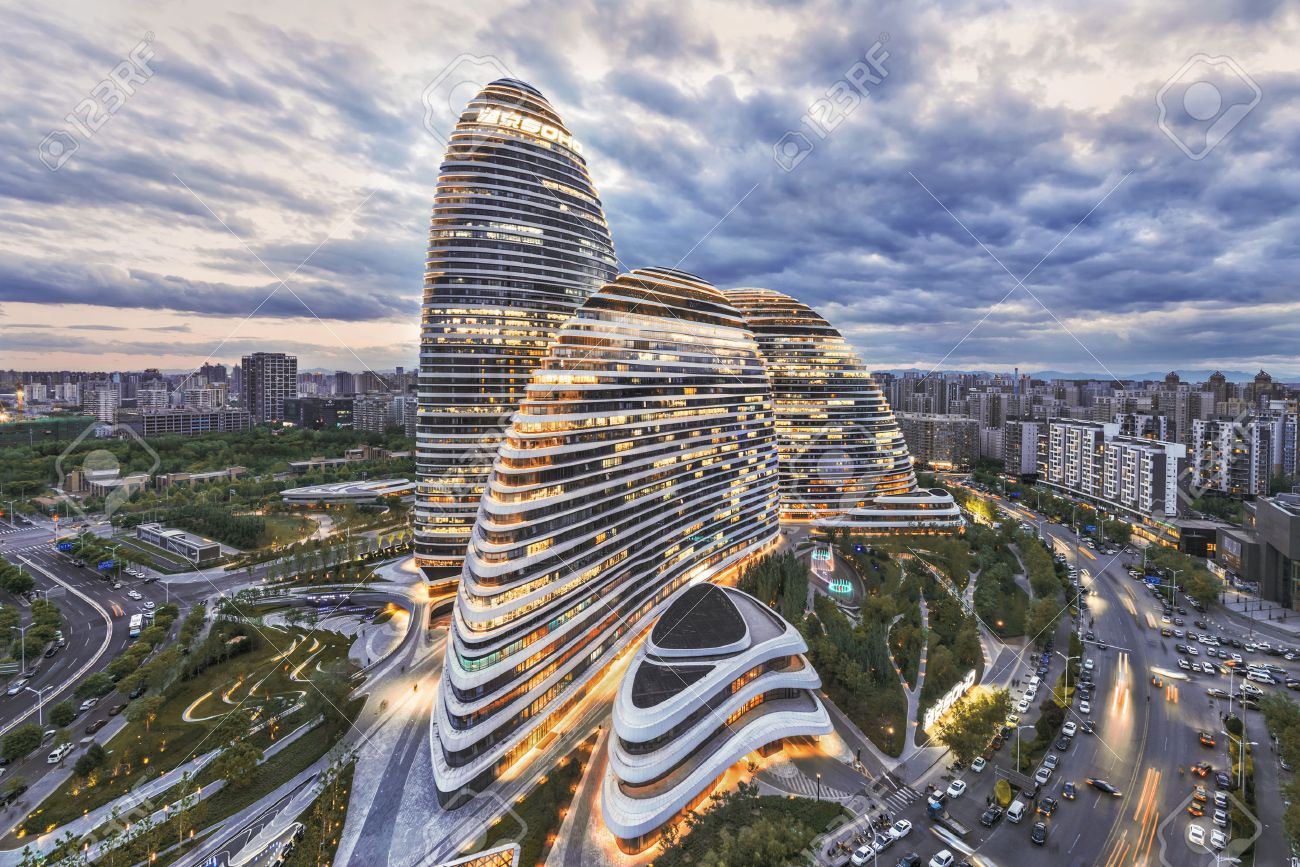 40427080-Beijing-China-11-May-2015-cityscape-and-famous-landmark-building-WangJing-Soho-at-the-evening--Stock-Photo.jpg