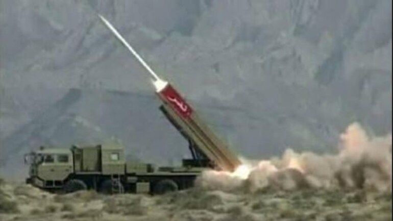 Still image from a Pakistan military handout video shows a Hatf IX (NASR) missile. (Image for representation: Reuters)