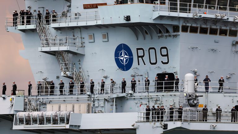 The vessel suffered an 'emerging mechanical issue'. Pic: Royal Navy
