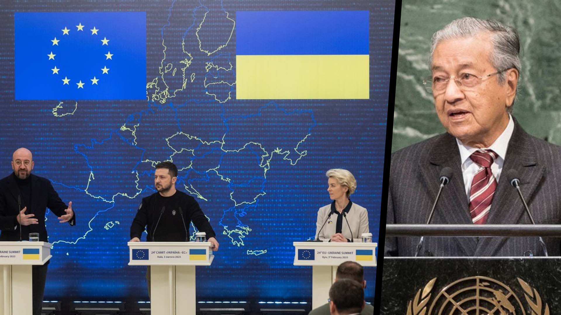 Mahathir Europe Ukraine war hegemony