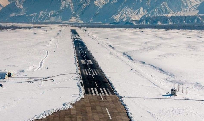 A view of a runway of the Skardu Airport. — Picture courtesy: PCAA/Twitter