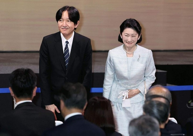 Crown Prince Akishino and Crown Princess Kiko. Photo courtesy of The Yomiuri Shimbun.