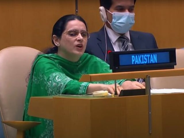 pakistan s visually challenged diplomat saima saleem responding to india at unga photo app