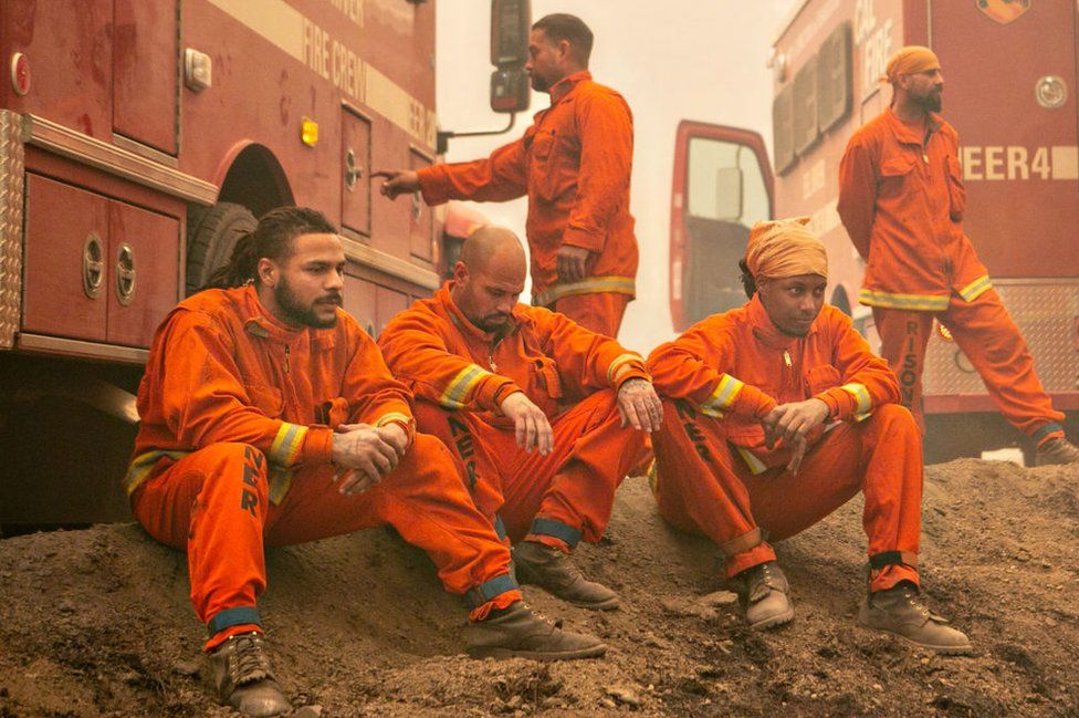 Prisoners are recruited to fight wildfires every summer