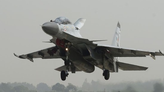 The Indian Air Force has a strong presence in the northeast with squadrons of Su-30 fighter jets deployed at multiple locations including Tezpur and Chhabua in Assam.(AFP / Representative image)