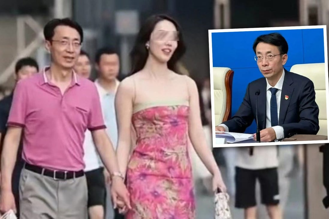 A state-owned oil company executive at the centre of an illicit love affair scandal has been expelled from the Communist Party of China and removed from all his official posts after a month-long investigation. Photo: SCMP composite/Weibo
