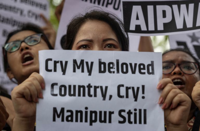 manipur protest