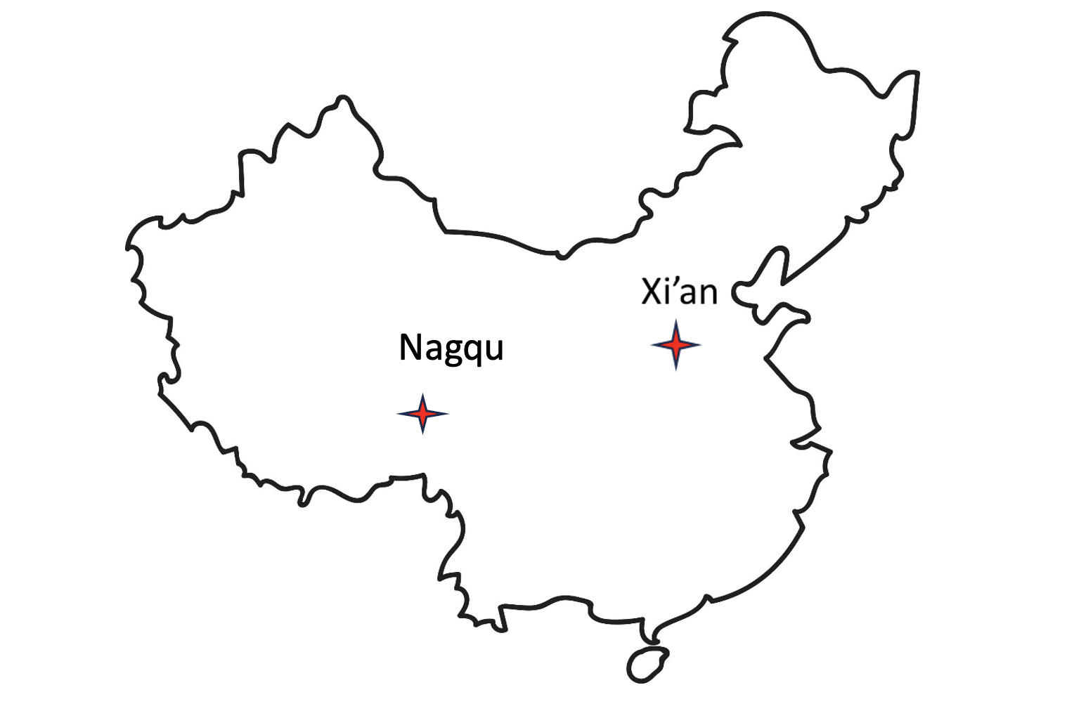 Construction recently announced in Xi'an and Nagqu as part of China's High-precision Ground-based Timing System. 