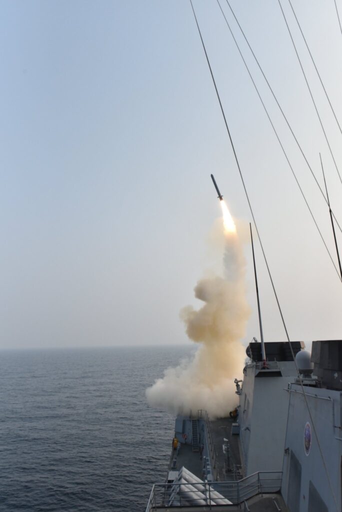 ROK Navy Test-Fires Haesung II Cruise Missile Following North Korea's ICBM Launch