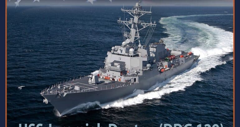 Keel Authenticated for 4th Arleigh Burke-class Flight III destroyer