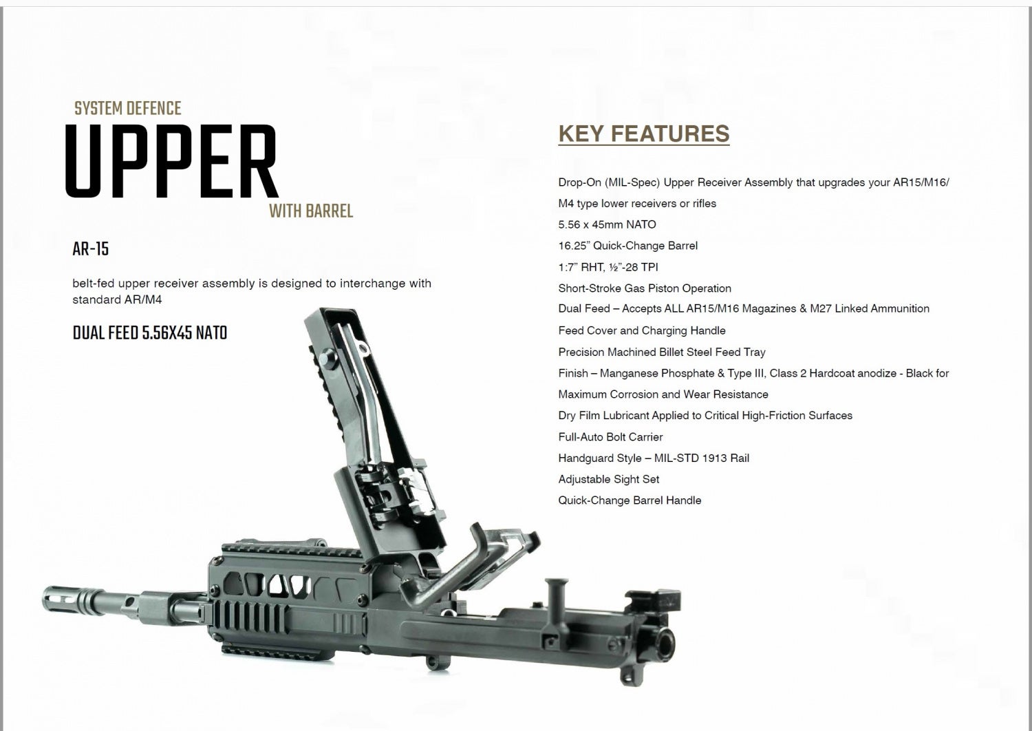 Upper in the System Defence catalogue